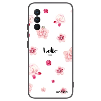 Picasee silikonowe czarne etui na Realme GT Master Edition 5G - Hello there