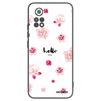 Picasee silikonowe czarne etui na Xiaomi Poco X4 Pro 5G - Hello there