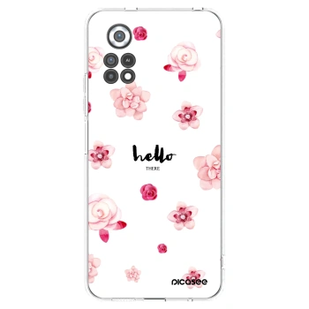 Picasee silikonowe przeźroczyste etui na Xiaomi Poco X4 Pro 5G - Hello there