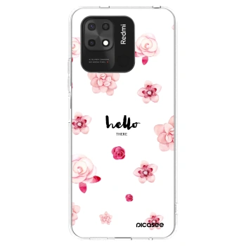 Picasee silikonowe przeźroczyste etui na Xiaomi Redmi 10C - Hello there