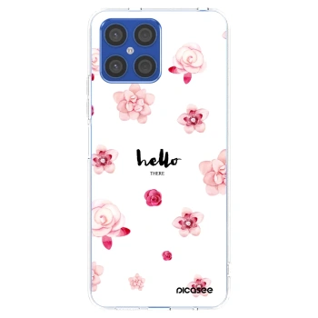 Picasee silikonowe przeźroczyste etui na Honor X8 4G - Hello there