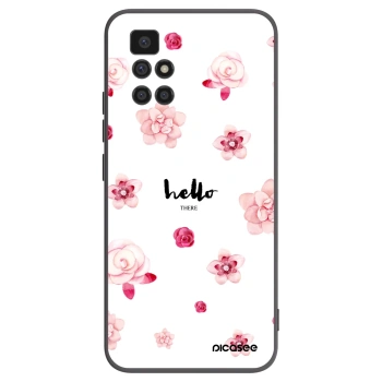 Picasee silikonowe czarne etui na Xiaomi Redmi 10 (2022) - Hello there