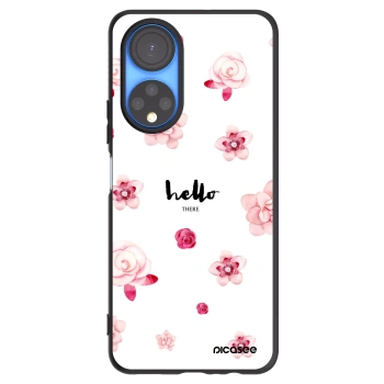 Picasee silikonowe czarne etui na Honor X7 - Hello there