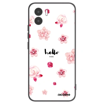 Picasee silikonowe czarne etui na Xiaomi Redmi A1 - Hello there
