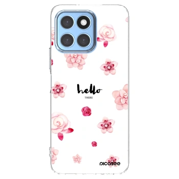 Picasee silikonowe przeźroczyste etui na Honor X6 - Hello there