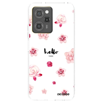 Picasee silikonowe czarne etui na Xiaomi Poco X5 Pro - Hello there