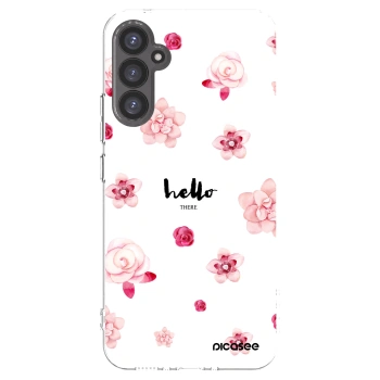 Picasee silikonowe przeźroczyste etui na Samsung Galaxy A34 5G A346B - Hello there