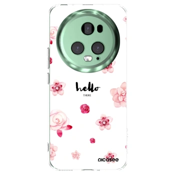 Picasee silikonowe przeźroczyste etui na Honor Magic5 Pro - Hello there