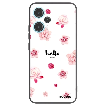 Picasee silikonowe czarne etui na Xiaomi Poco F5 - Hello there
