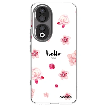 Picasee silikonowe przeźroczyste etui na Honor 90 5G - Hello there