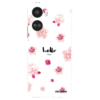 Picasee silikonowe przeźroczyste etui na Honor 90 Lite 5G - Hello there