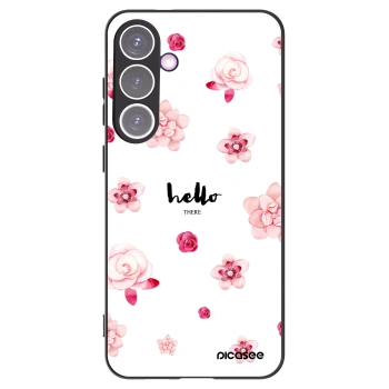 Picasee silikonowe czarne etui na Samsung Galaxy S24+ S926B 5G - Hello there