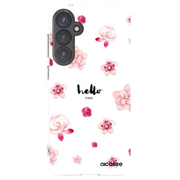Picasee silikonowe przeźroczyste etui na Samsung Galaxy S23 FE S711B - Hello there