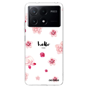 Picasee silikonowe przeźroczyste etui na Xiaomi Poco X6 Pro - Hello there