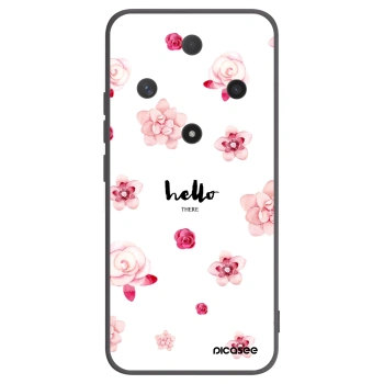 Picasee silikonowe czarne etui na Honor Magic6 Lite 5G - Hello there