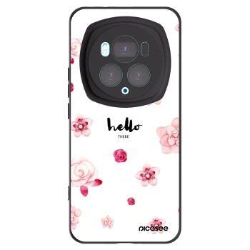 Picasee silikonowe czarne etui na Honor Magic6 Pro - Hello there