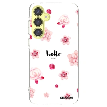 Picasee silikonowe przeźroczyste etui na Samsung Galaxy A35 5G A356B - Hello there