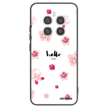 Picasee silikonowe czarne etui na Realme 12 Pro 5G - Hello there