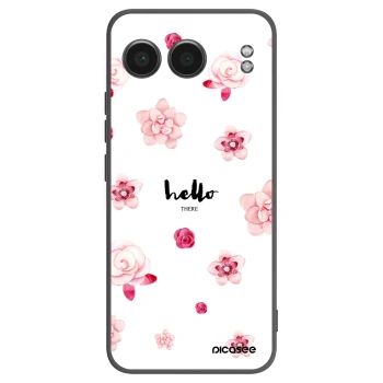 Picasee silikonowe czarne etui na OnePlus Nord 4 - Hello there