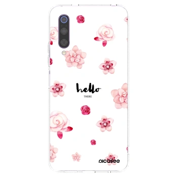 Picasee silikonowe przeźroczyste etui na Xiaomi Mi 9 - Hello there