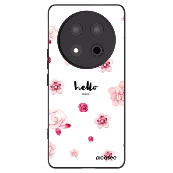 Picasee silikonowe czarne etui na Honor Magic7 Lite 5G - Hello there