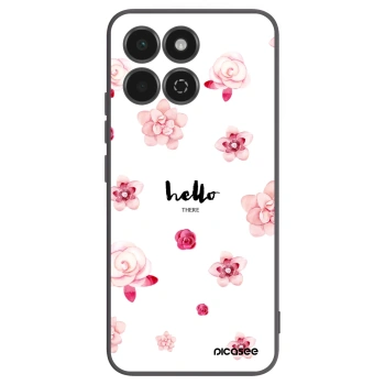 Picasee silikonowe czarne etui na Honor 200 Smart 5G - Hello there