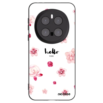 Picasee silikonowe czarne etui na Honor Magic7 Pro 5G - Hello there