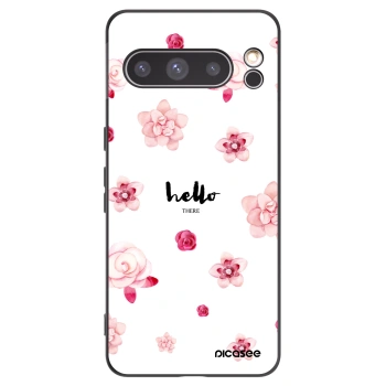 Picasee silikonowe czarne etui na Google Pixel 8 Pro - Hello there