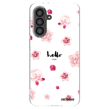 Picasee silikonowe przeźroczyste etui na Samsung Galaxy A56 5G A566B - Hello there