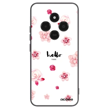 Picasee silikonowe czarne etui na Xiaomi Poco C75 - Hello there