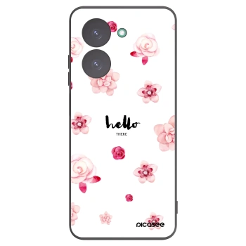 Picasee silikonowe czarne etui na Xiaomi Redmi A5 - Hello there