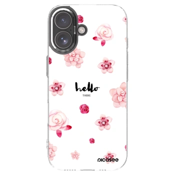 Picasee silikonowe przeźroczyste etui na Apple iPhone 17 - Hello there