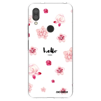 Picasee silikonowe przeźroczyste etui na Xiaomi Redmi 7 - Hello there