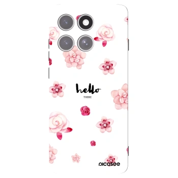 Picasee silikonowe czarne etui na Motorola Edge 60 Pro - Hello there