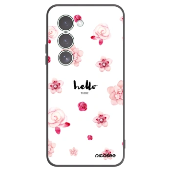 Picasee silikonowe czarne etui na Xiaomi Redmi 15 5G - Hello there