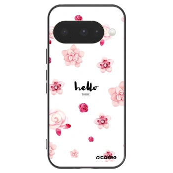 Picasee silikonowe czarne etui na Google Pixel 10 - Hello there