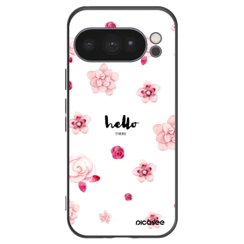 Picasee silikonowe czarne etui na Google Pixel 10 Pro - Hello there