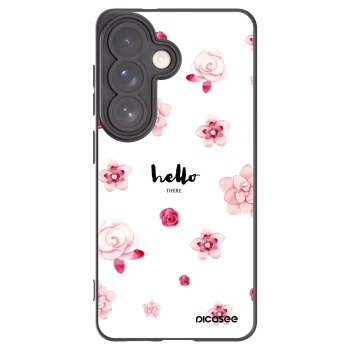 Picasee silikonowe czarne etui na Samsung Galaxy S26 - Hello there