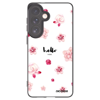 Picasee silikonowe czarne etui na Samsung Galaxy S26+ - Hello there