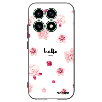 Picasee silikonowe czarne etui na Xiaomi 17 - Hello there