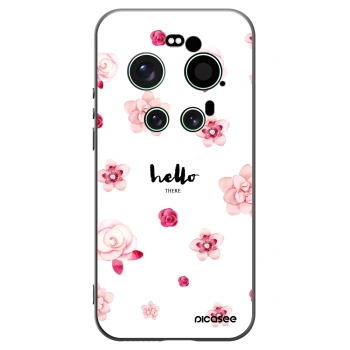 Picasee silikonowe czarne etui na Xiaomi 17 Ultra - Hello there