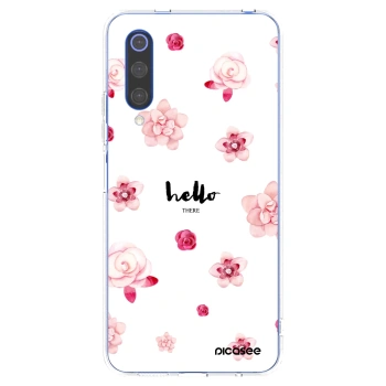 Picasee silikonowe przeźroczyste etui na Xiaomi Mi 9 SE - Hello there