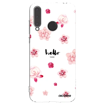Picasee silikonowe przeźroczyste etui na Honor 20 Lite - Hello there