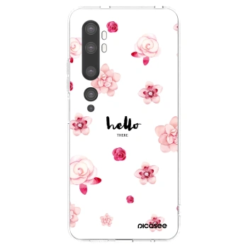 Picasee silikonowe przeźroczyste etui na Xiaomi Mi Note 10 (Pro) - Hello there