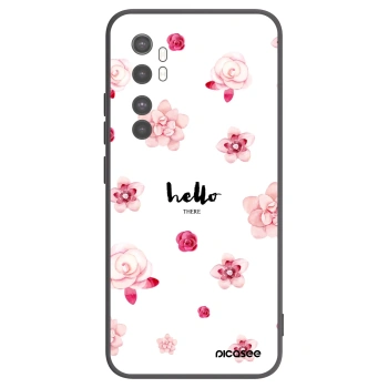 Picasee silikonowe czarne etui na Xiaomi Mi Note 10 Lite - Hello there