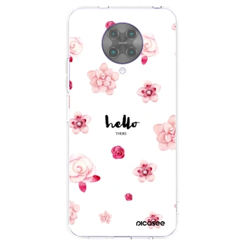 Picasee silikonowe przeźroczyste etui na Xiaomi Poco F2 Pro - Hello there