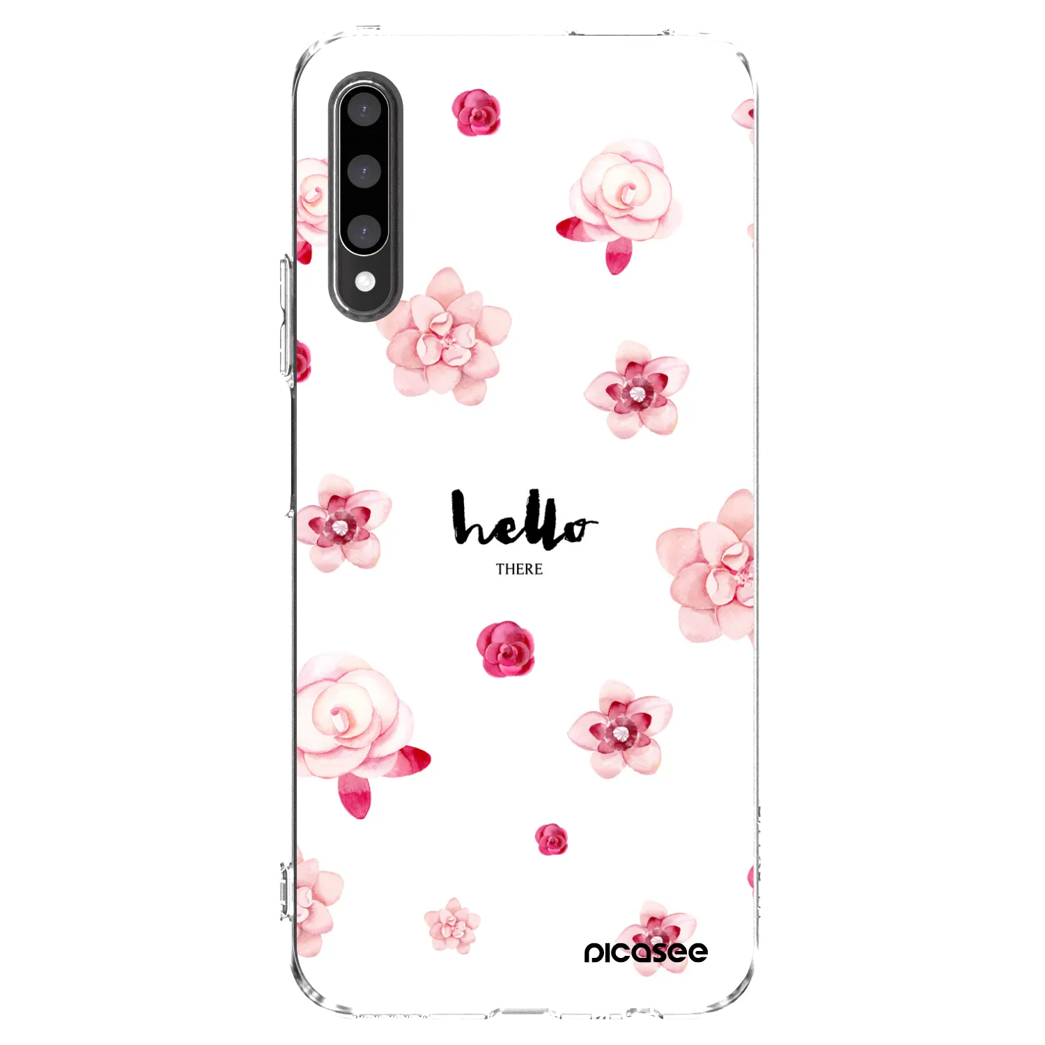 Picasee silikonowe przeźroczyste etui na Honor 9X Pro - Hello there