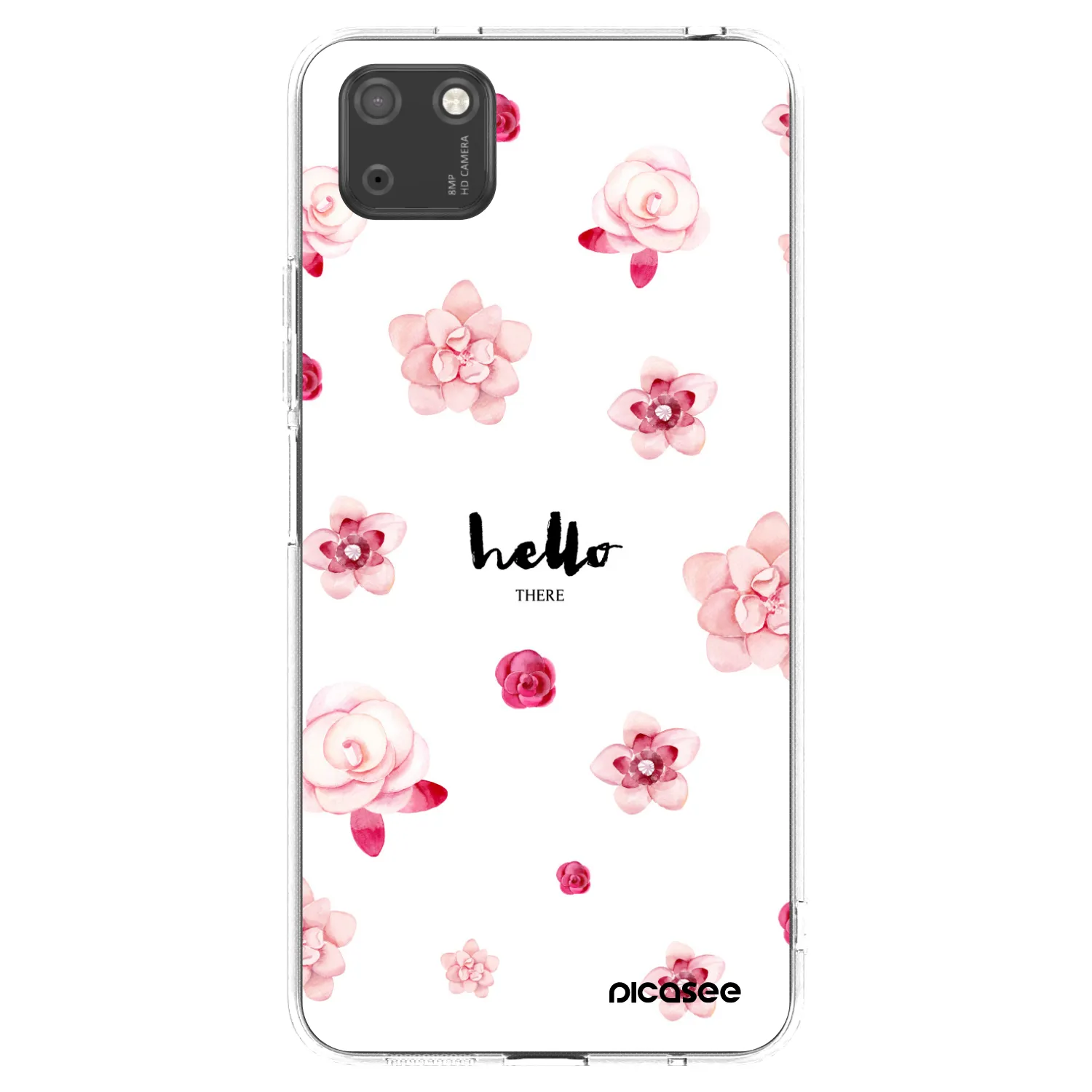 Picasee silikonowe przeźroczyste etui na Huawei Y5P - Hello there