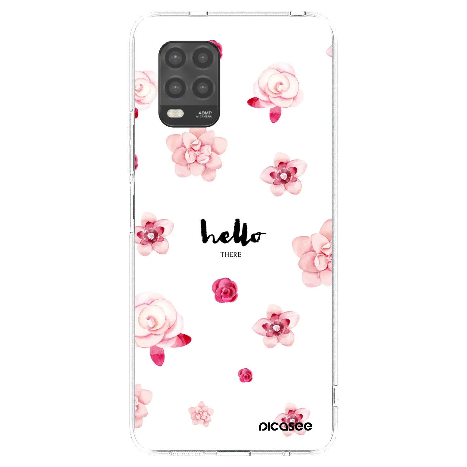 Picasee silikonowe przeźroczyste etui na Xiaomi Mi 10 Lite - Hello there