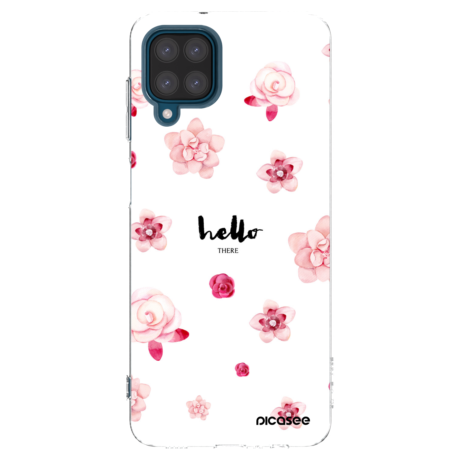 Picasee silikonowe przeźroczyste etui na Samsung Galaxy A12 A125F - Hello there